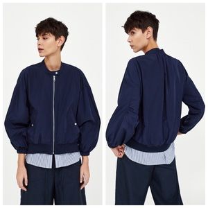 NWT Zara Contrasting Lightweight Jacket - S